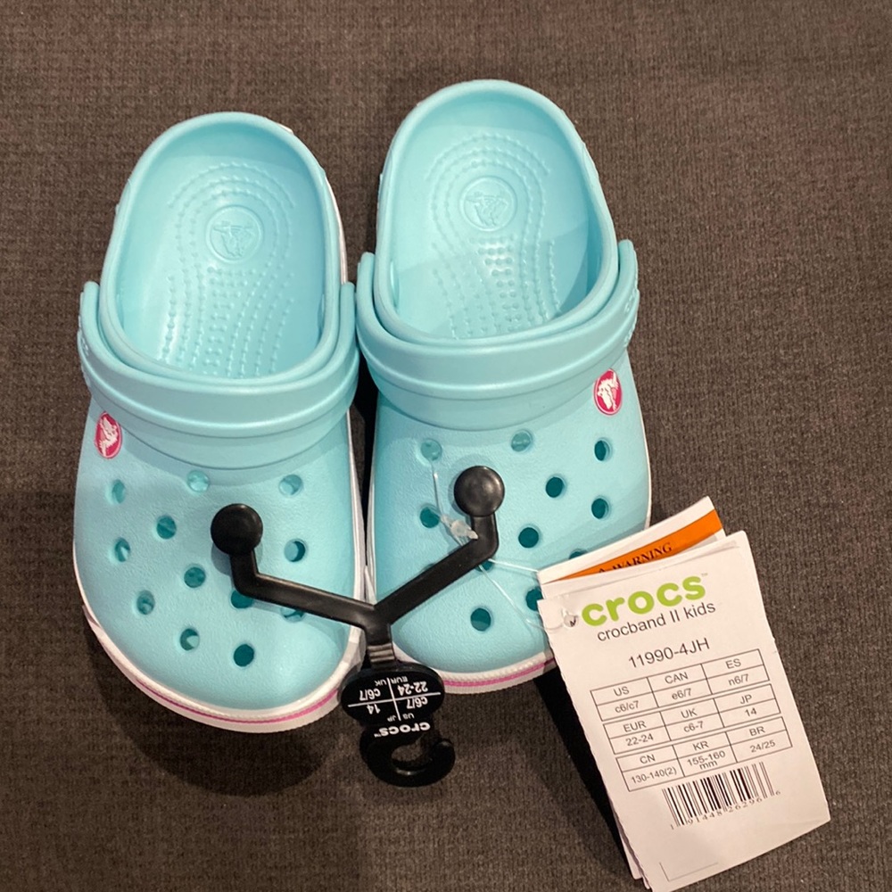 Crocband II kids Crocs. Size C6/C7